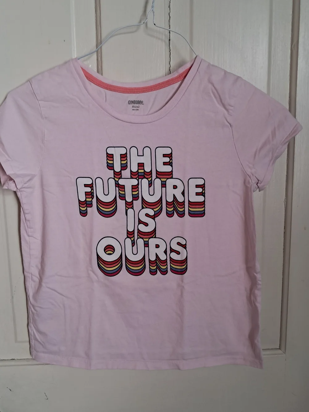 Gymboree Girls' Pink 'The Future Is Ours' Graphic Tee